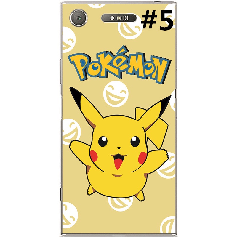 Ốp lưng silicon Sony xz1 in hình pikachu hoạt hình