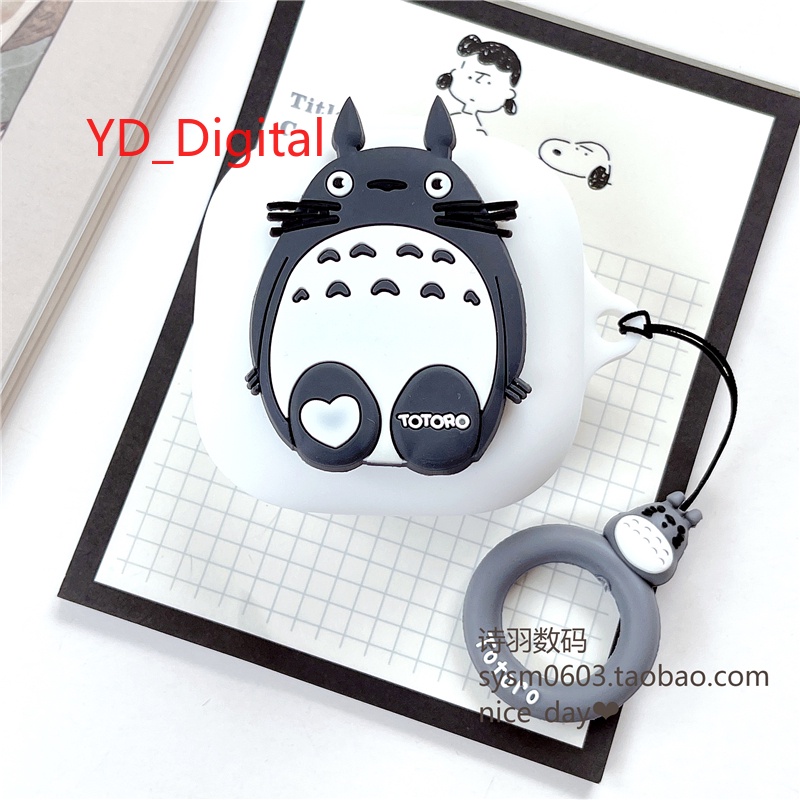 Vỏ Bảo Vệ Hộp Sạc Tai Nghe Không Dây Bằng Silicon Mềm Chống Ồn Họa Tiết Hoạt Hình Cho Beats Fit Pro/Beats
