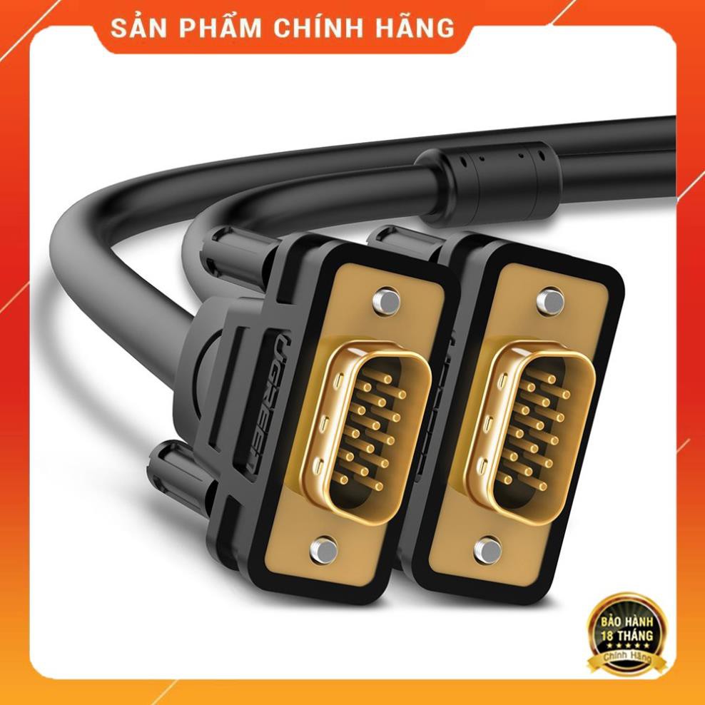 UGREEN VG101 - Dây VGA 15 pin 2 đầu dương dài từ 1,5m - 30m chính hãng ✔HÀNG CHÍNH HÃNG ✔