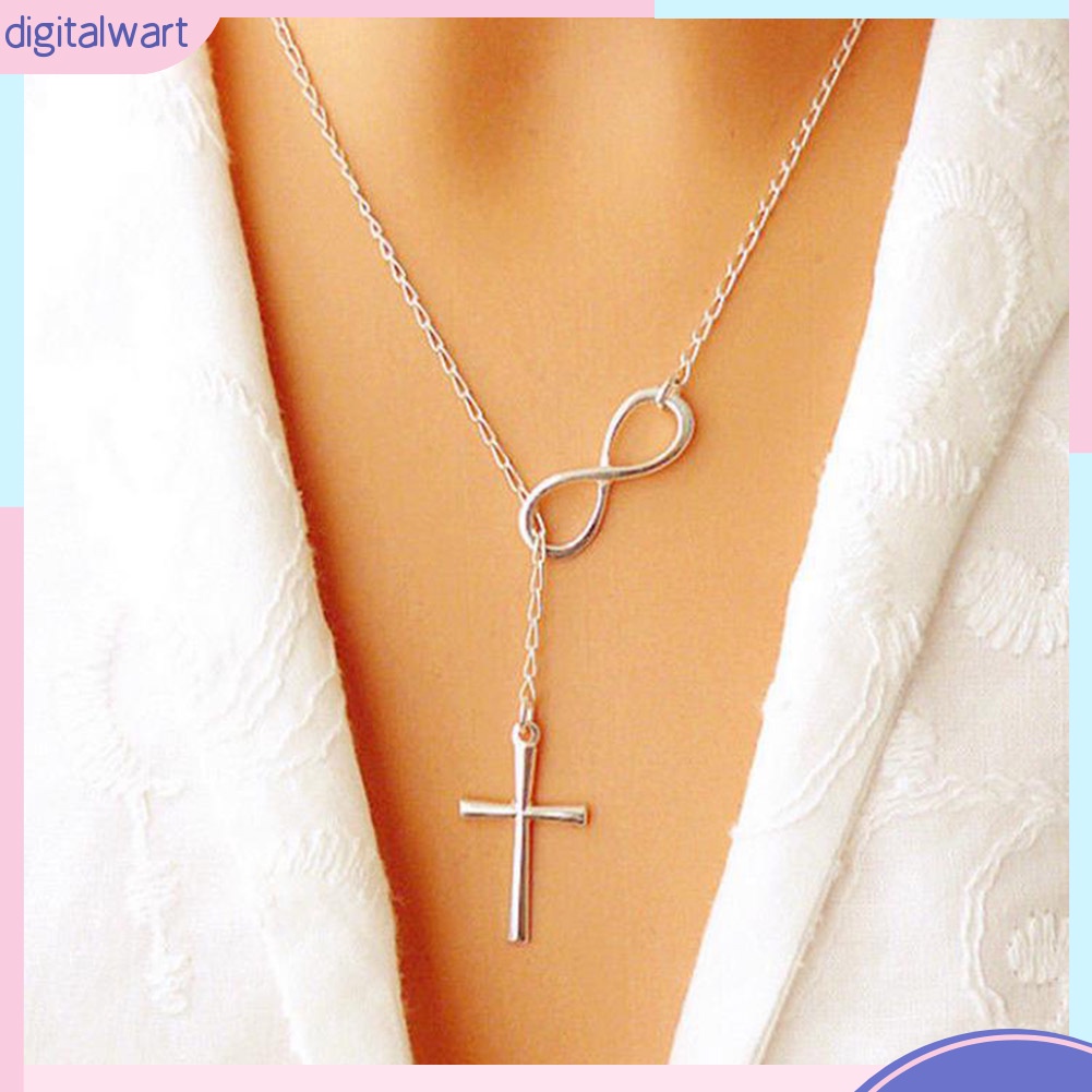 Vòng cổ Kim Loại Mặt Hình Thánh Giá Thời Trang Dành Cho Nữ