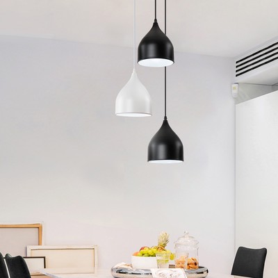 Chao đèn thả đơn SuperVilighting DOMDP trang trí shop cửa hàng decor quán cafe cửa hàng thời trang