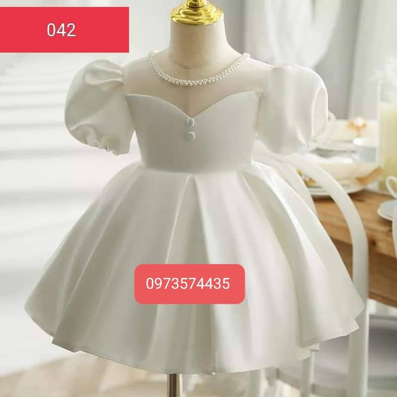 VÁY CÔNG CHÚA XẾP HỘP CHO BÉ 1 tuổi đến 12 tuổi.