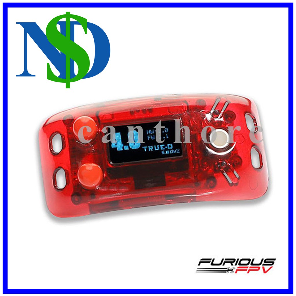 Bộ nhận tín hiệu VRX Furious True-D 4.0 5.8GHz 48CH Cho Trued Fatshark Dominator FPV True 4.0