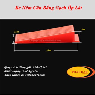100 Ke Nêm Cân Bằng Gạch Ốp Lát-Ke Nêm Cân Bằng Tái Sử Dụng