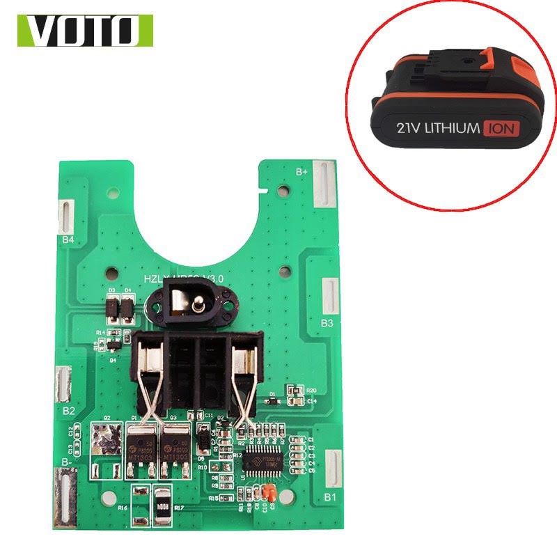 Mạch Sạc Và Bảo Vệ Pin VOTO 5S 21V 10A MẪU 18mm