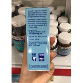 [DATE MỚI] Vitamin D3 Drop 90ml Của Mỹ