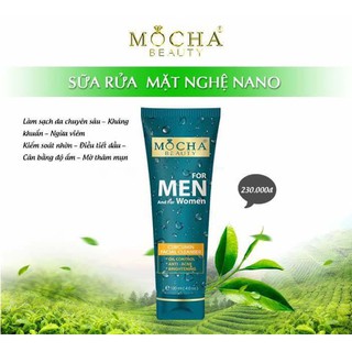Sửa Rửa Mặt Nghệ Nano Mocha
