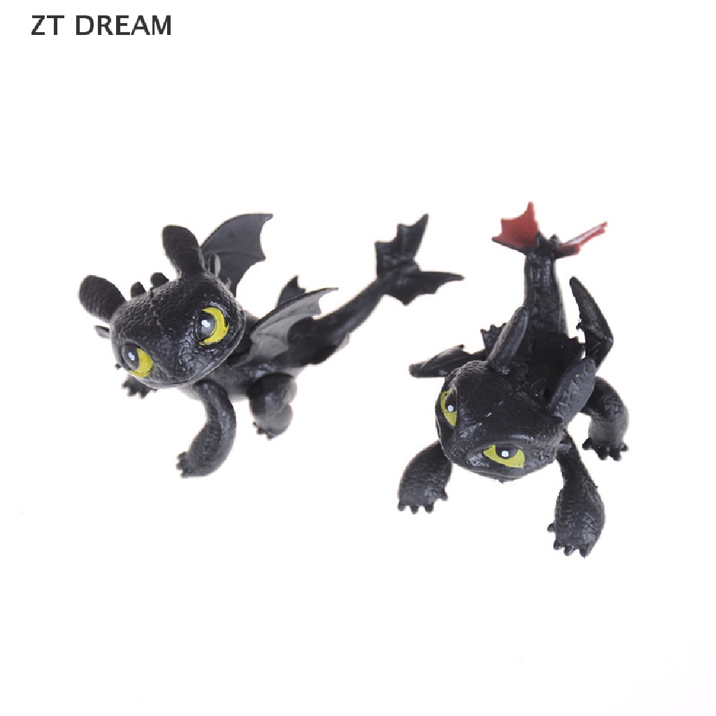 Đồ chơi trẻ em hình rồng Night Fury Toothless ZTD bằng PVC 07