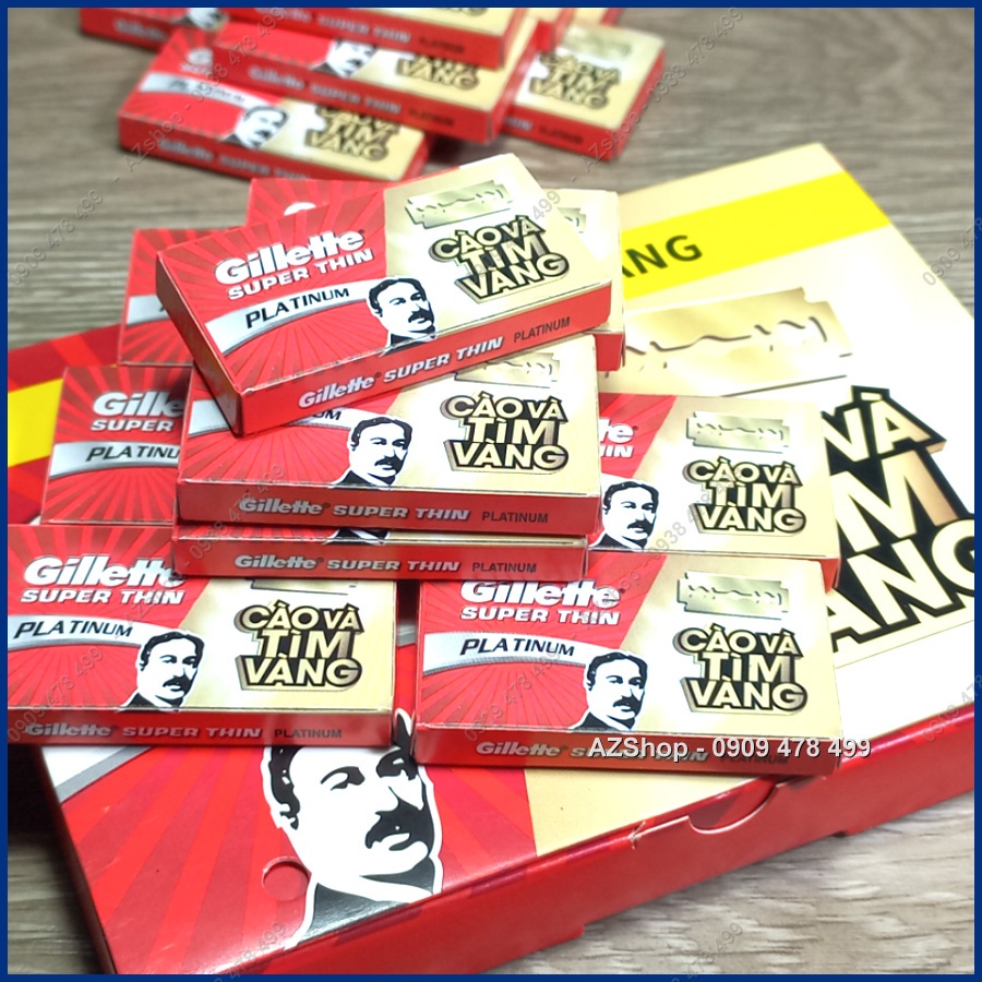 25 Lưỡi Dao Lam Gilette - diện mạo mới, Siêu mỏng - Siêu bền