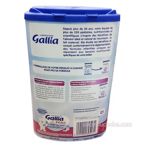Sữa Gallia Calisma 1 (900g) (0-6 tháng tuổi)