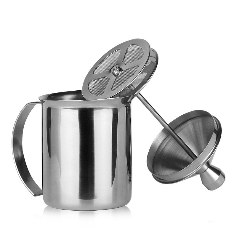 Ca đánh sữa lạnh inox hai lớp 450ml cao cấp KP-IM001