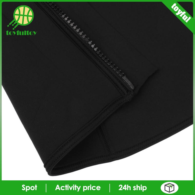 Áo lặn sát nách khóa kéo trước dày 2mm bằng cao su tổng hợp chất lượng