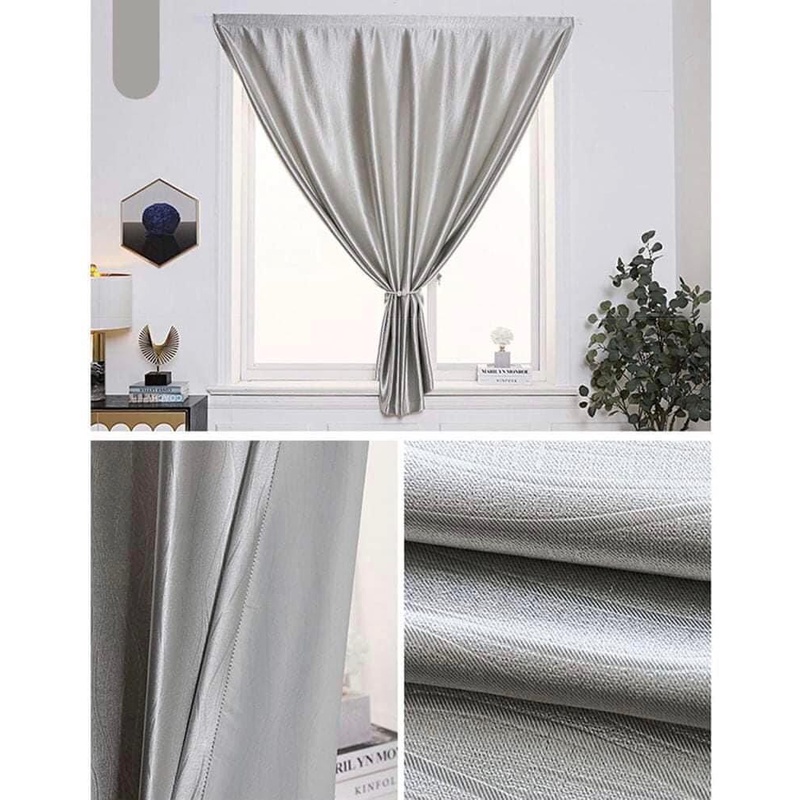 Rèm dán tường cửa sổ chống nắng có keo dán Loại 1 không cần thanh treo khoan tường RemVietGiaSi - CLevinium