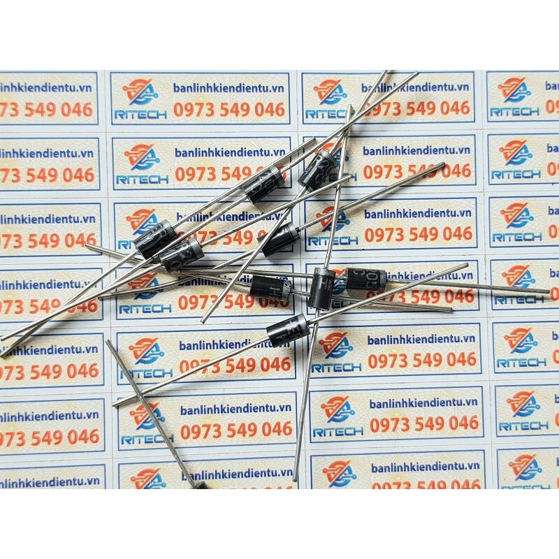 [Combo 20 chiếc] Diode chỉnh lưu HER205 DO-15 2A 400V