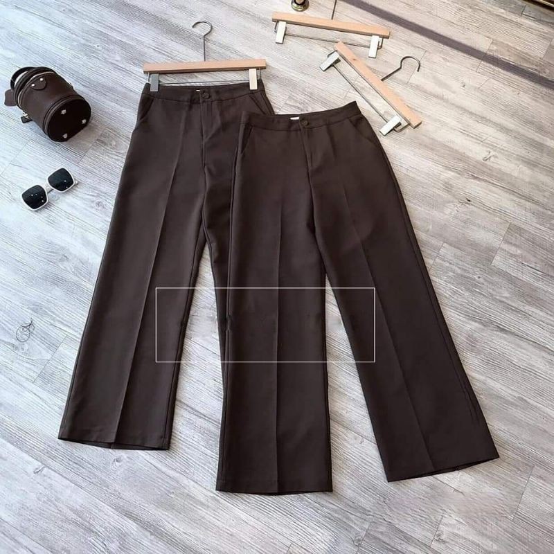 Quần ống suông lưng cao phong cách Hàn Quốc Q102 | BigBuy360 - bigbuy360.vn