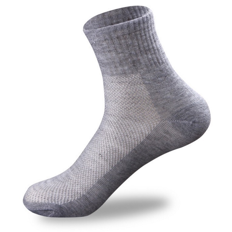 Vớ Thể Thao Cotton Pha Mềm 3 Màu Cho Nam
