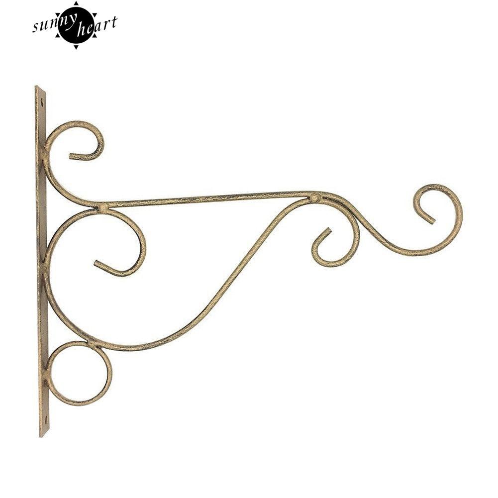 Giá treo chậu cây cảnh gắn tường trang trí bằng kim loại