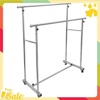 [Rẻ Vô Địch] Giàn Sào phơi đồ inox đơn và đôi không khoen - Inox XUÂN MAI