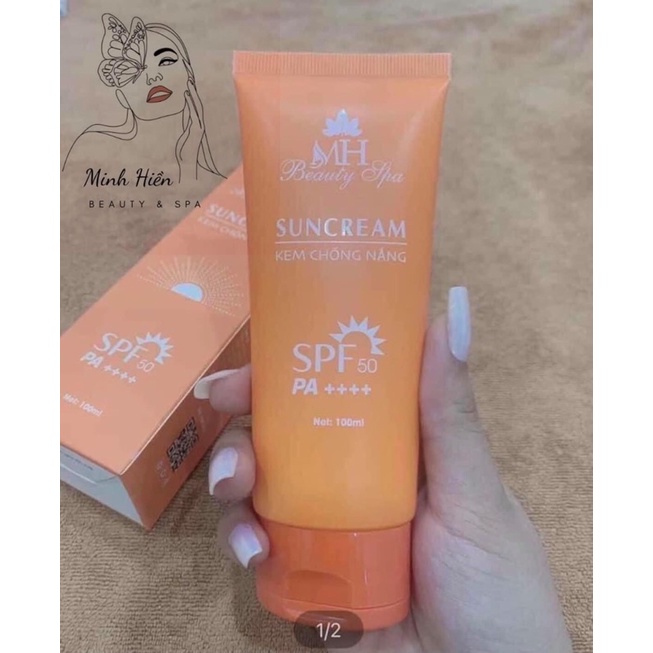 Kem chống nắng Mh spa 100ml