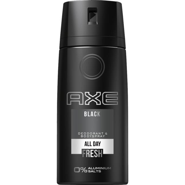Xịt khử mùi hương gỗ cho Nam giới AXE Black, lọ 150 ml