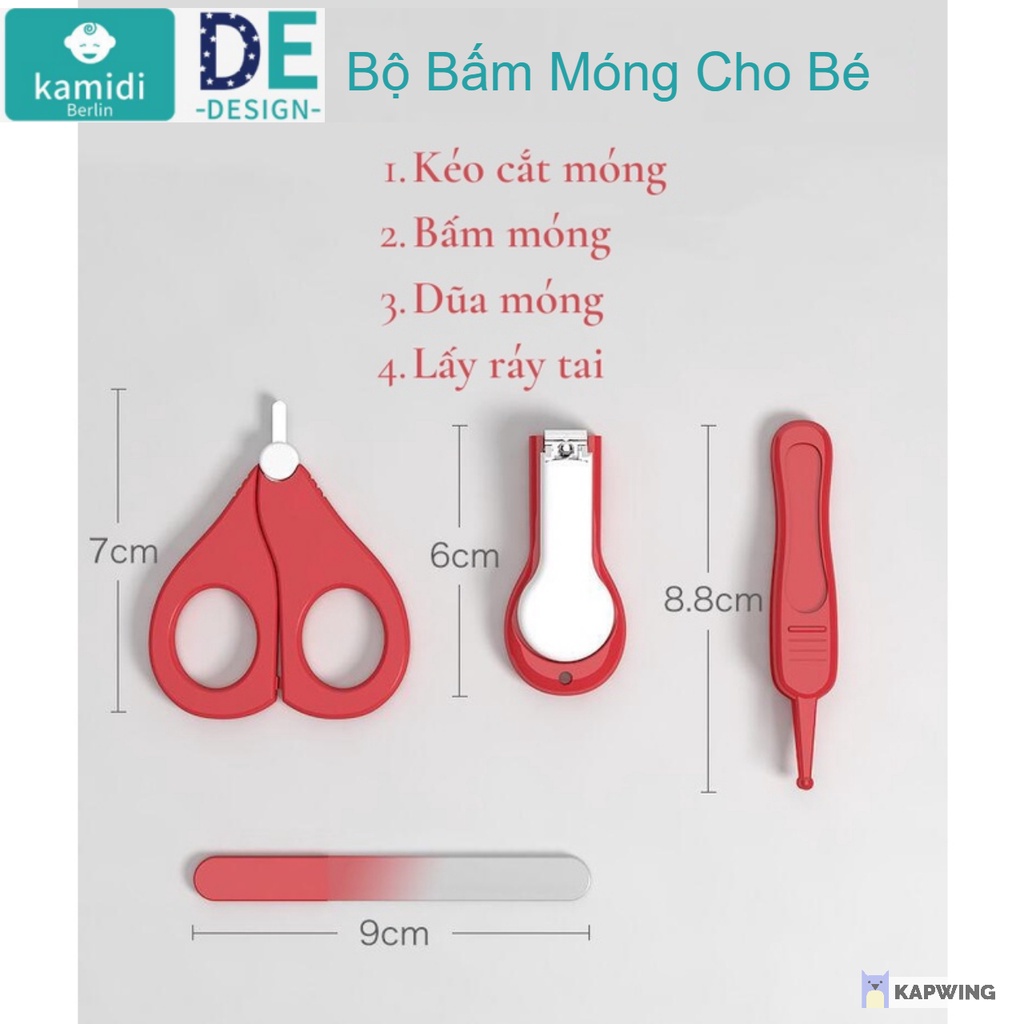 Bộ bấm móng tay cho bé, cắt móng tay cho bé sơ sinh an toàn.