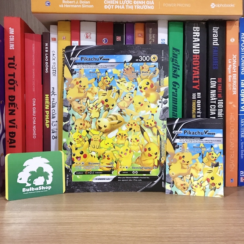 01 thẻ bài Pokemon in theo kích thước lớn 12.6x17.6cm  - Duy nhất có tại shop