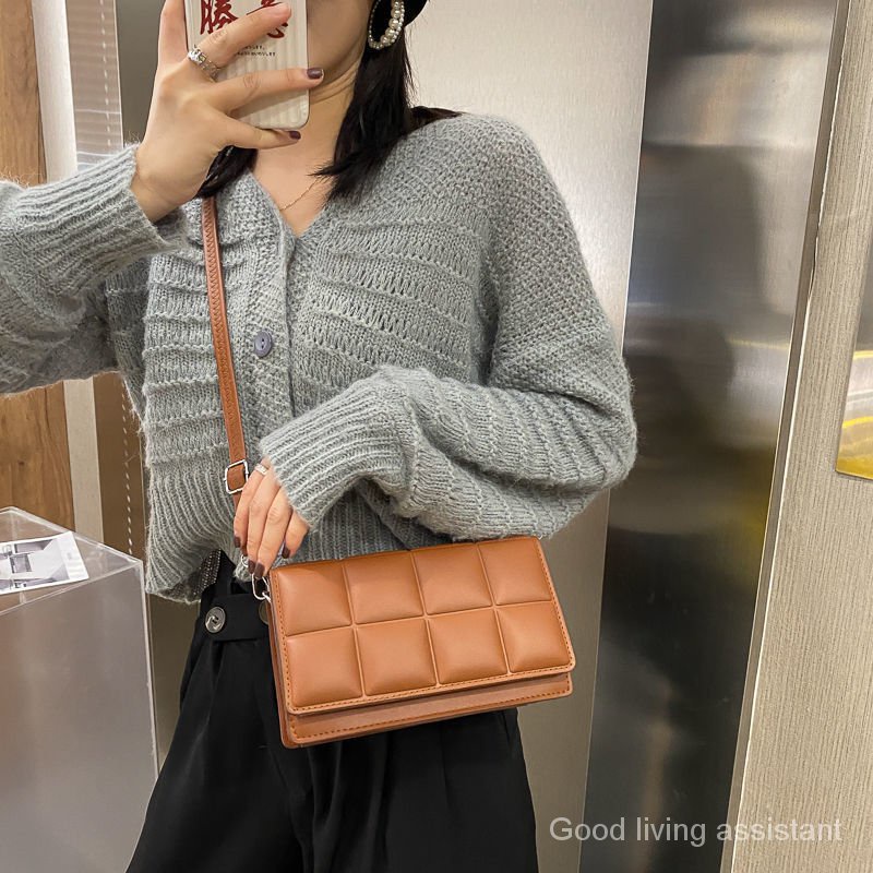 Túi đeo chéo hình vuông nhỏ thời trang phong cách phương Tây dành cho phụ nữ