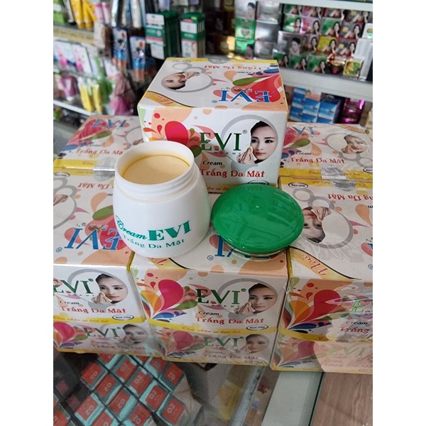 (sỉ 12 hũ) Kem EVI trắng da mặt 15gr ( chuẩn cty )