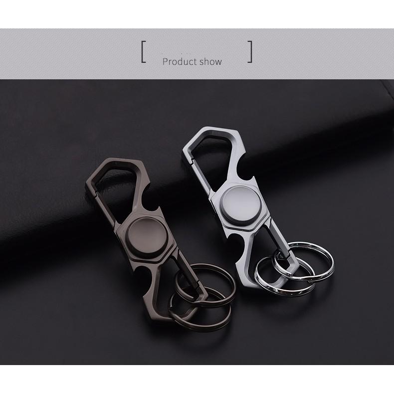 Móc khóa con quay Spinner móc chìa khóa ô tô xe máy Proud Horse OM168 cao cấp thiết kế độc đáo Chammart