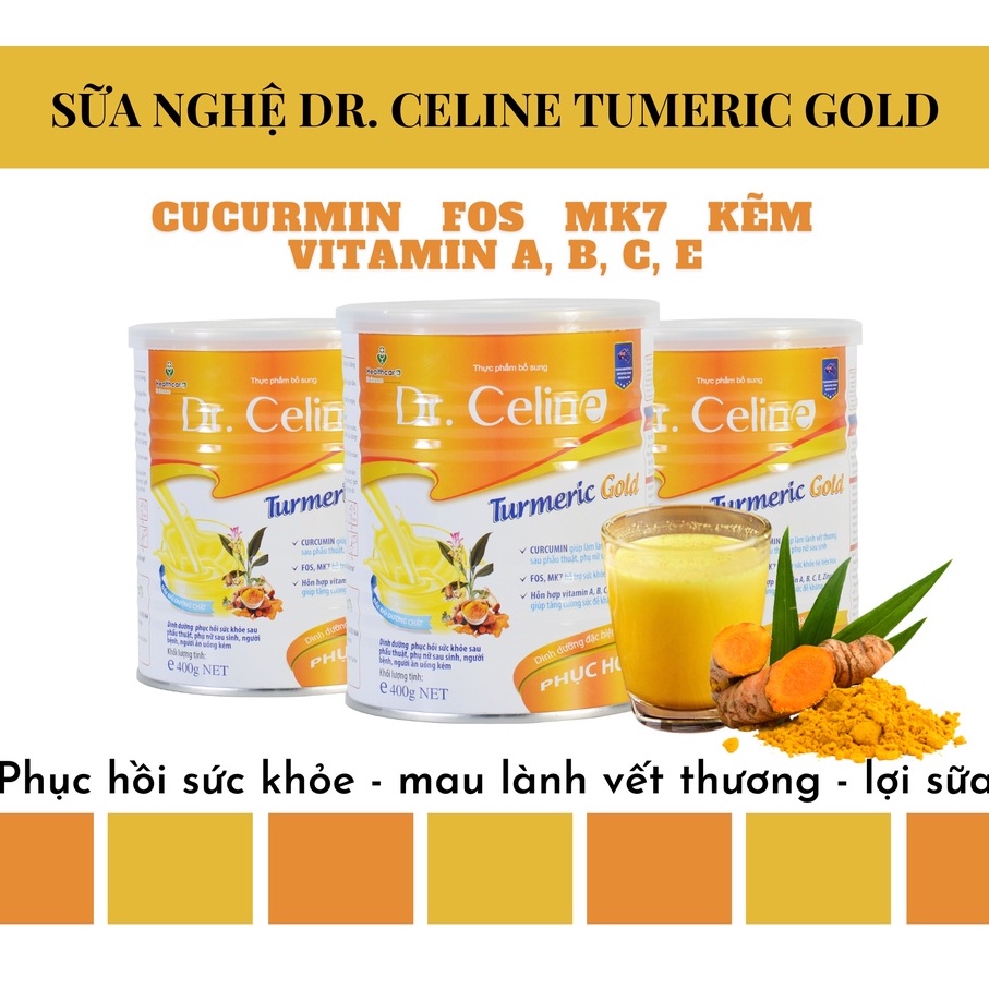 Sữa nghệ Dr.Celine Tumeric Gold phục hồi sức khỏe | BigBuy360 - bigbuy360.vn