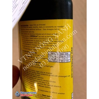 SUPER THRIVE 60ml và phân bón lá 10-60-10