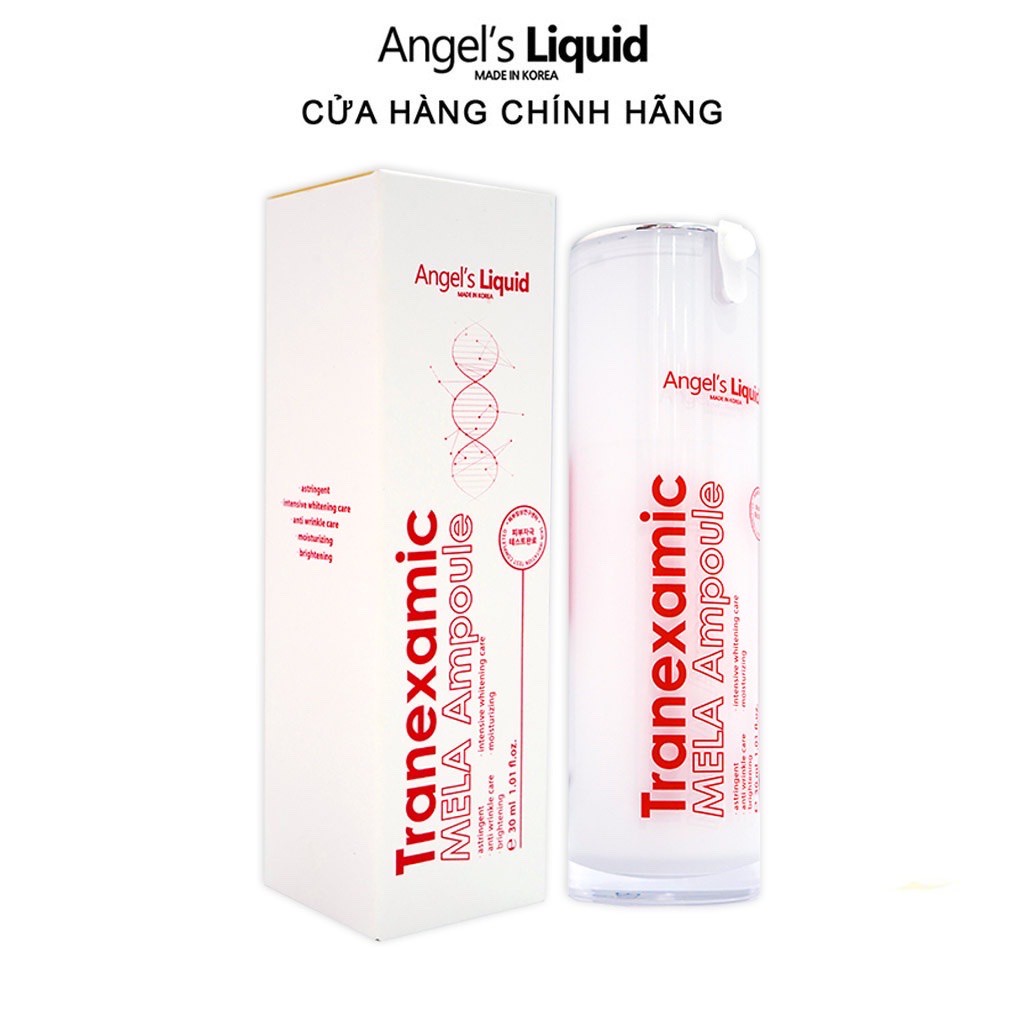 Siêu Tinh Chất Tranexamic Acid Mờ Nám Chuyên Sâu Angel's Liquid Mela Ampoule 30ml