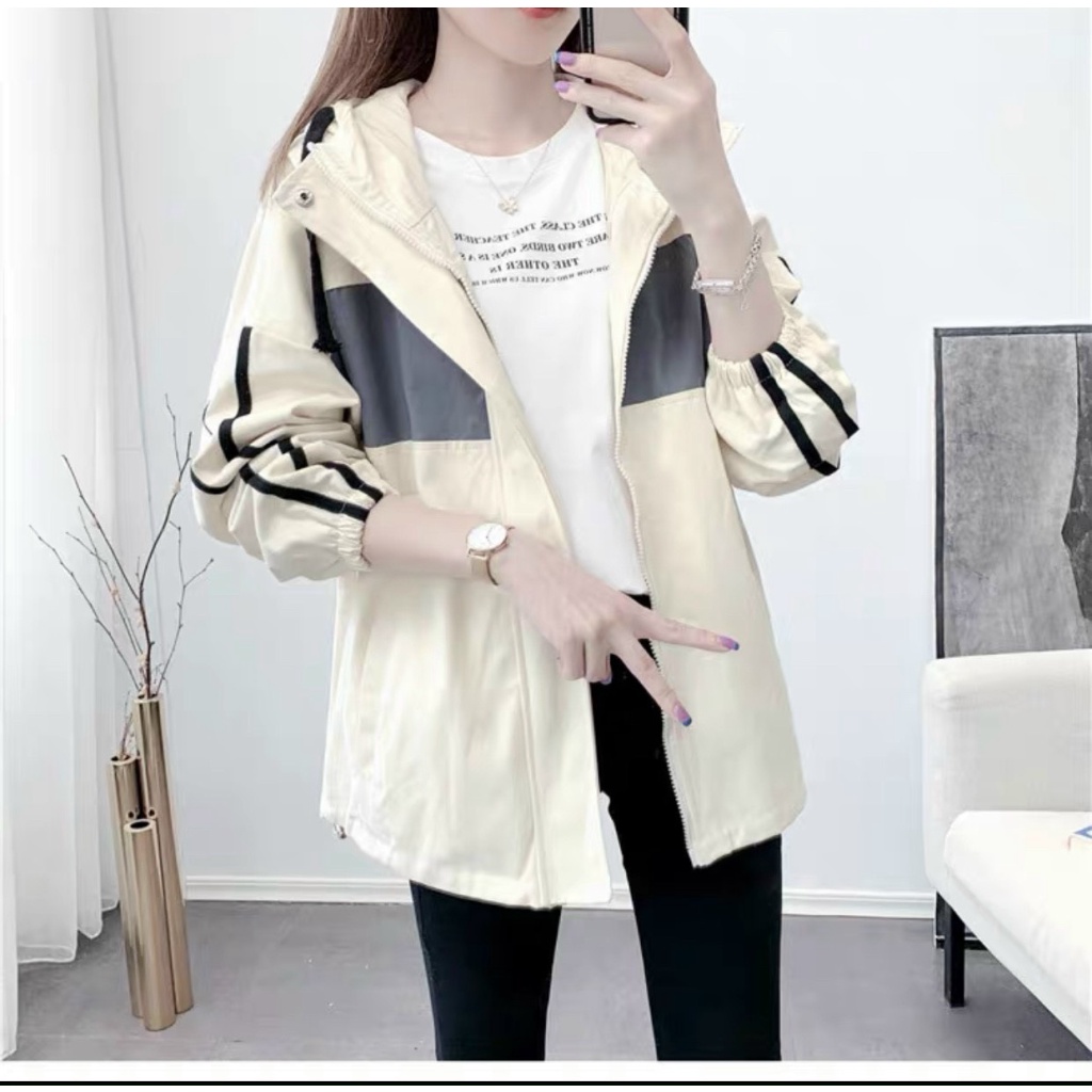 (HCM) ÁO KHOÁC DÙ 2 LỚP FORM CHUẨN ĐẸP , Y HÌNH SIÊU XINH , THỜI TRANG HÀN QUỐC HOTTREND KME STORE