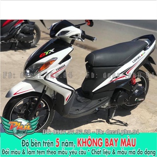Tem rời Luvias chỉ đỏ đen xe trắng -1