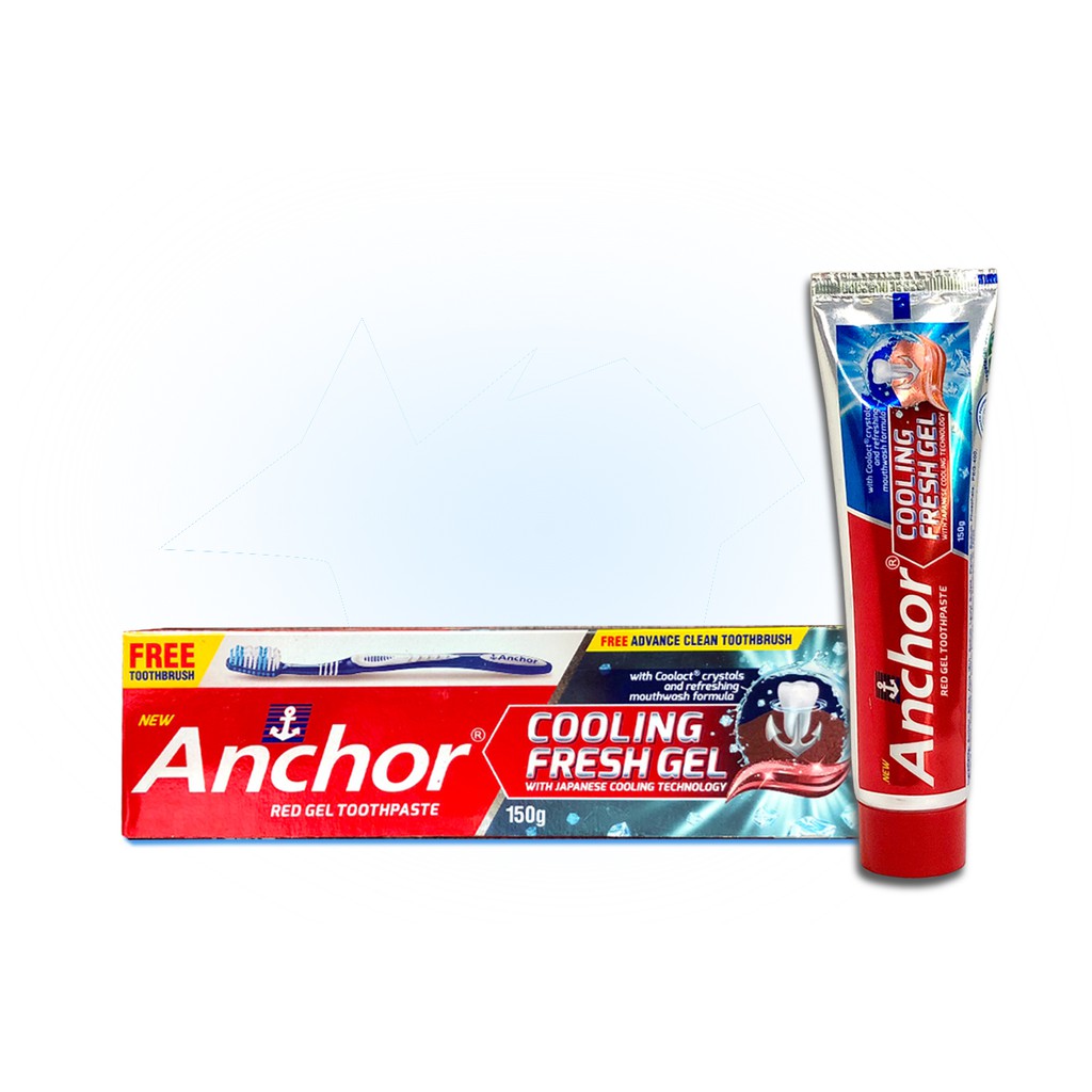 [TẶNG BÀN CHẢI]Kem Đánh Răng Cho Răng Ê Buốt, Nhạy Cảm Anchor Cooling Fresh Gel - 150g