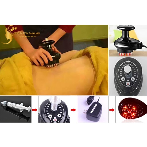 Đầm rung giảm béo mini, có xilanh đựng tinh dầu