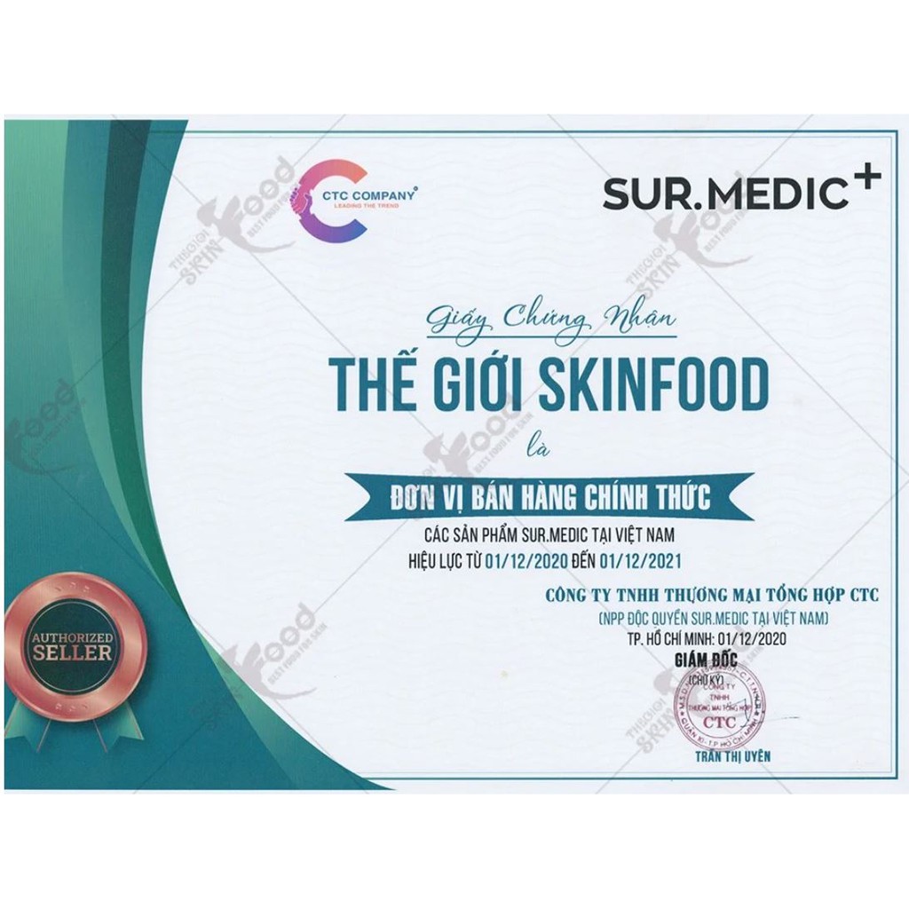 Mặt Nạ Dưỡng Trắng Chuyên Sâu Hàn Quốc Sur.Medic+ Bright Glutathione Mask 30g