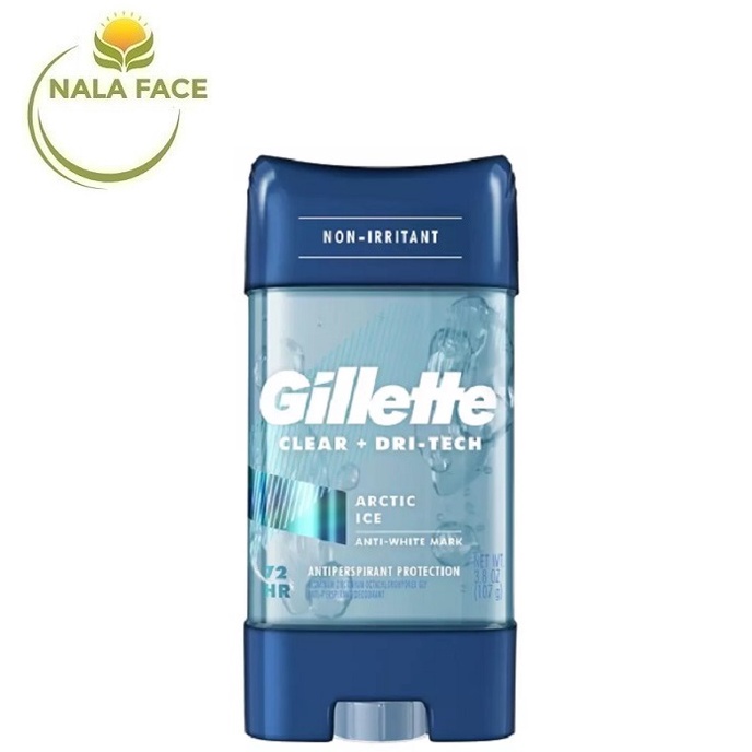 [NEW 2021] Lăn khử mùi dạng gel Gillette Clear Gel Arctic Ice 107g từ Mỹ