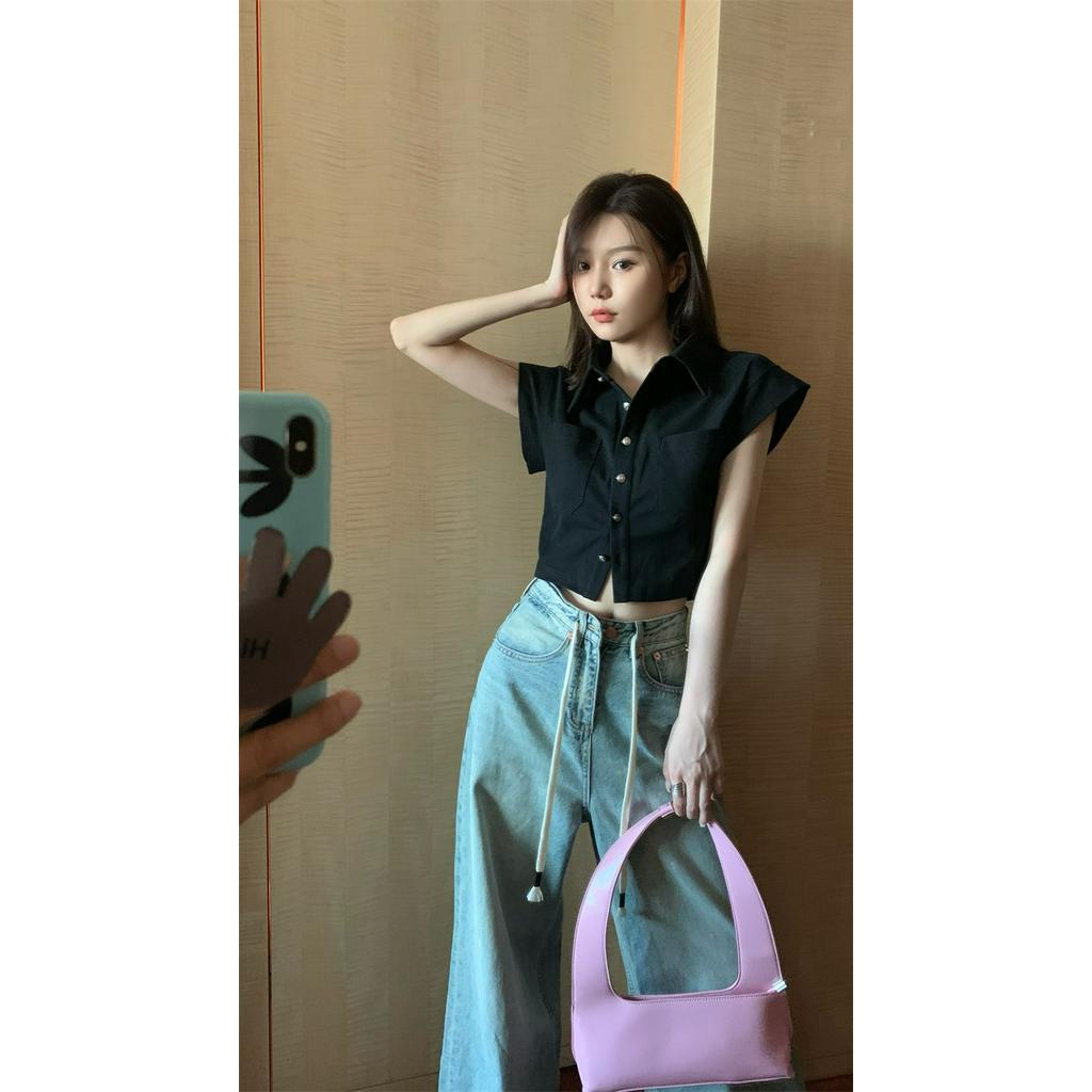 Áo Thun polo Ngắn Tay Cài Nút Thời Trang Sành Điệu 53692