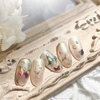 [HOT] Sticker nail , sticker bướm dán móng tay.