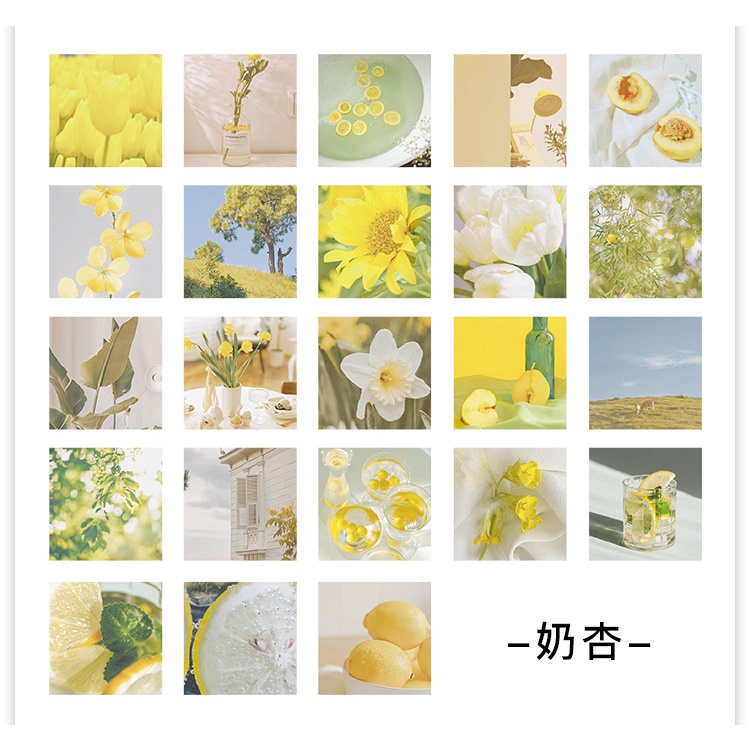 Set 46 miếng dán trang trí sổ lưu niệm họa tiết sáng tạo