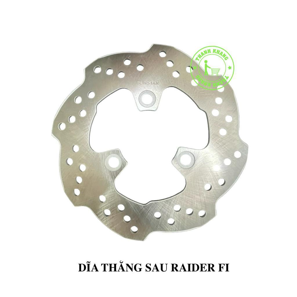 Dĩa thắng raider fi trước sau