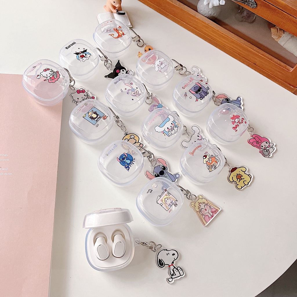 Vỏ Bảo Vệ Hộp Sạc Tai Nghe Baseus Bowie WM02 TWS Bằng TPU Mềm Trong Suốt Chống Trầy X
