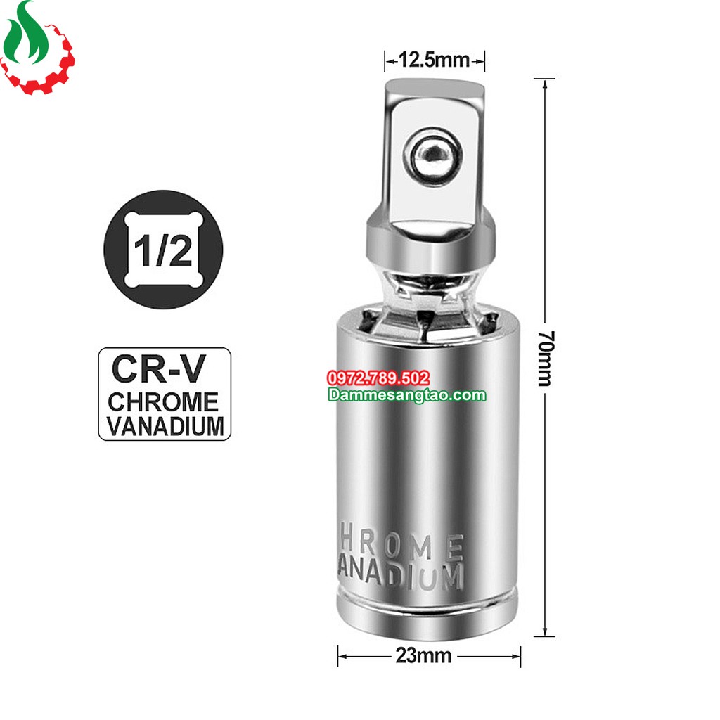 Khớp xoay đa năng lắc léo đầu bulong chuôi bulong