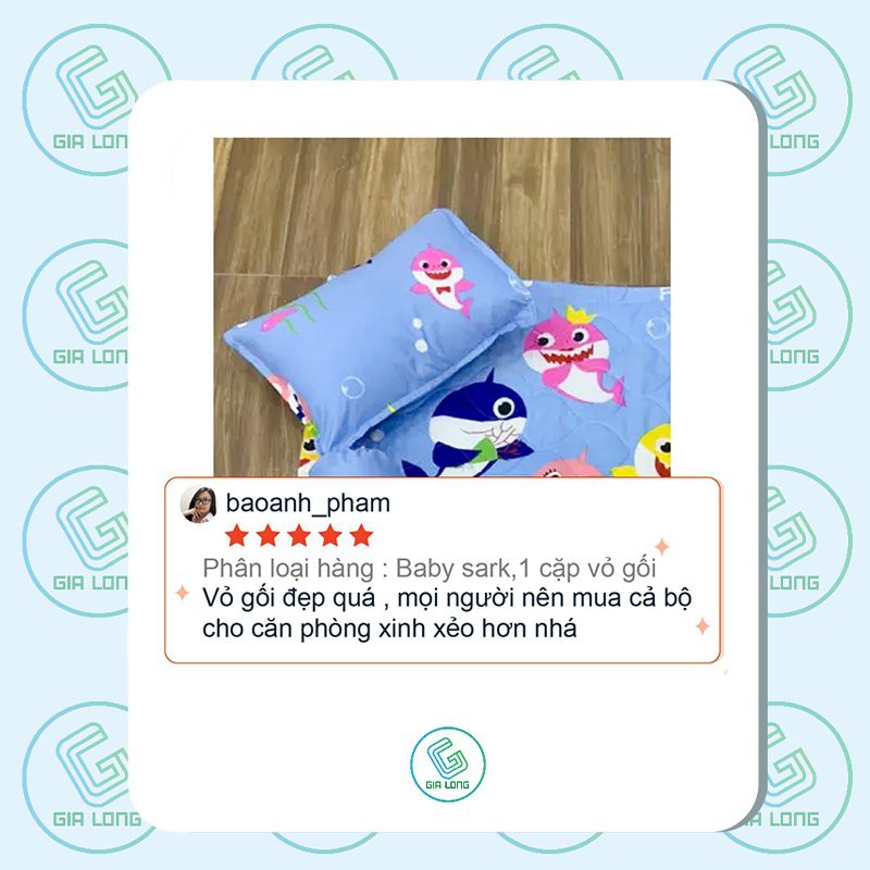 Vỏ gối nằm 45x65 vỏ gối, bao gối cotton poly cute An Như Bedding