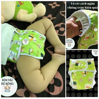 [COMBO] Vỏ Bỉm/Tã vải Babu Nature cho bé (Size M: 3-12kg, Size L 10-20kg)