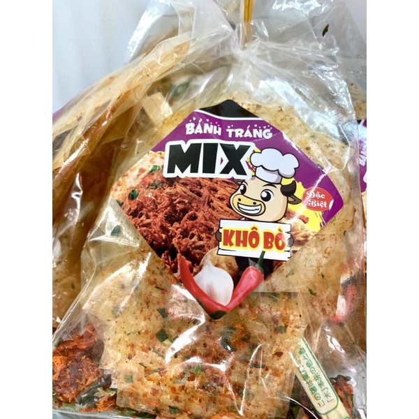 Bánh Tráng Mix Vị Khô Bò - 1 Bịch [FREE SHIP]TỪ ĐƠN 50K, [Loại Đặc Biệt]