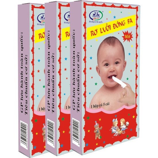 Gạc rơ lưỡi Đông Fa vệ sinh răng miệng Rơ lưỡi cho bé hàng Việt Nam  50