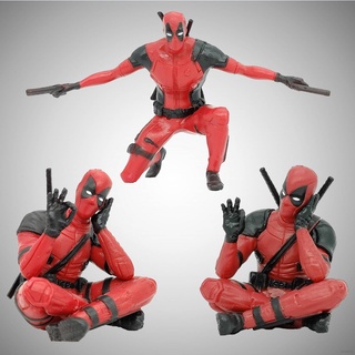 Mô hình nhân vật deadpool dễ thương dùng trang trí xe hơi