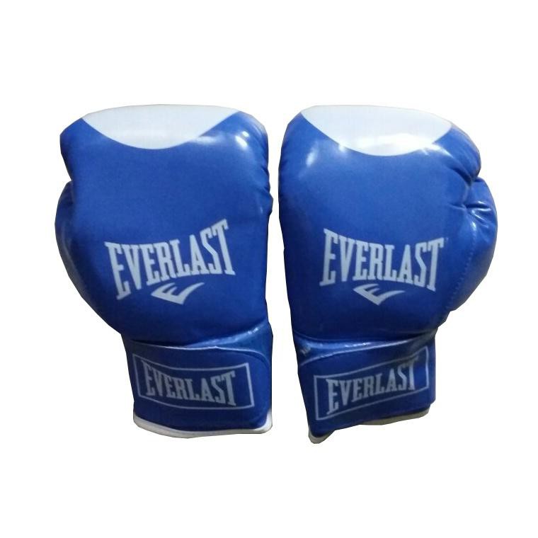 Găng đấm boxing Everlast 12oz (xanh), dụng cụ thể thao binhansport